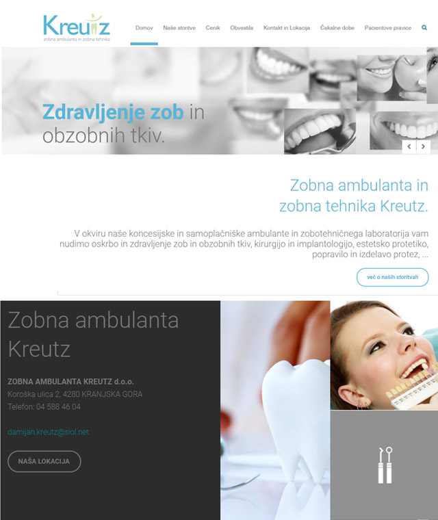 Zobna ambulanta in zobna tehnika Kreutz