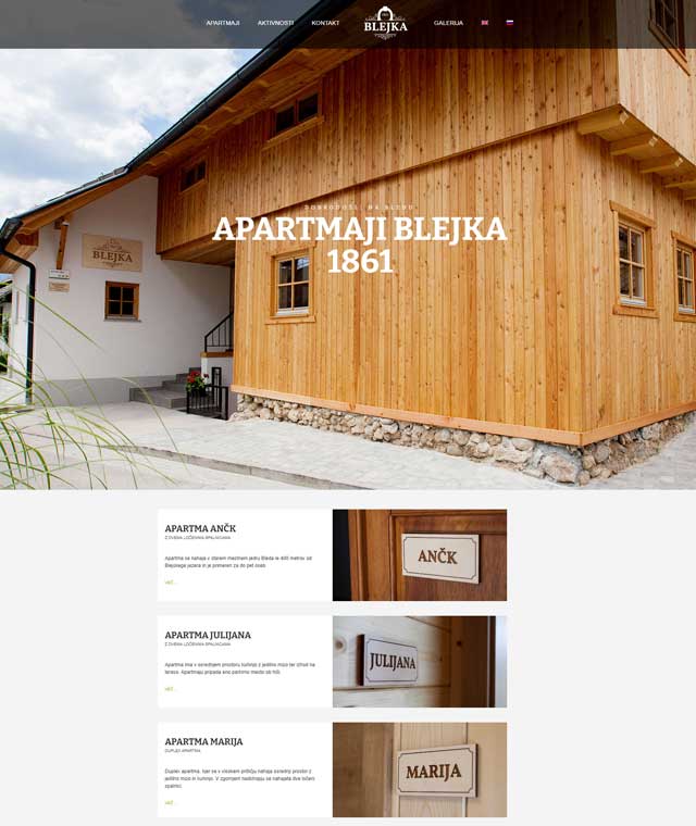 Apartmaji Blejka